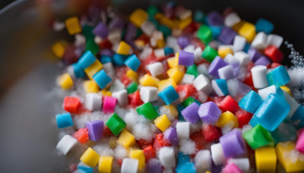 Reinigung des Mülleimers mit Spülmaschinentabs