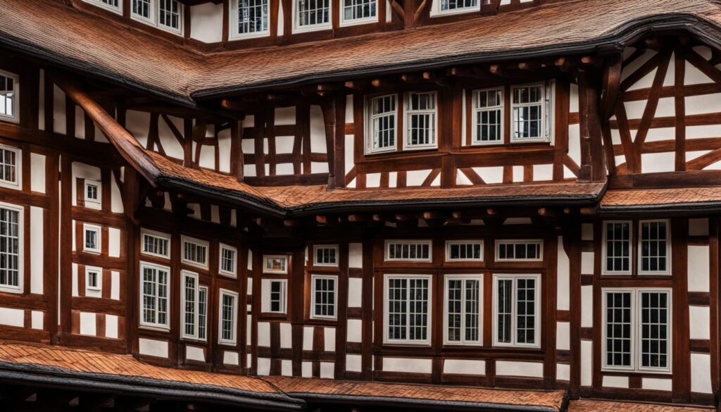 Architektur von Fachwerkhäusern