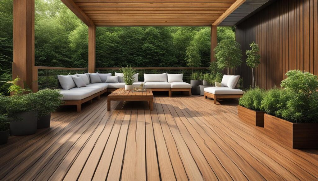 Holzterrasse