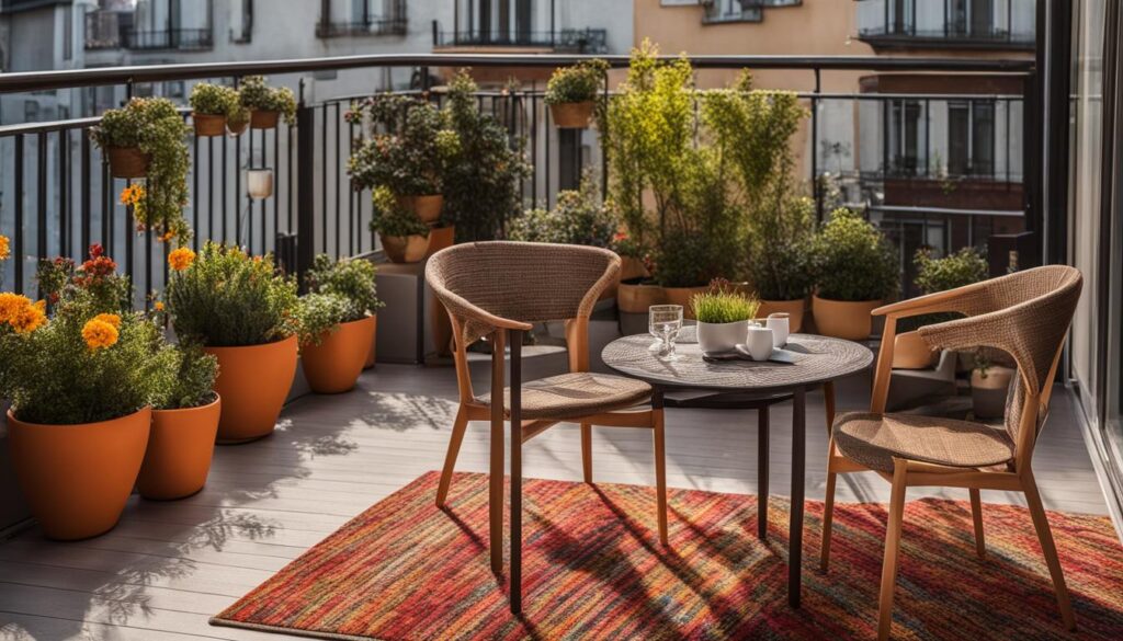 Balkon Teppiche