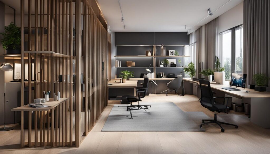 Trennwand-Wohnung
