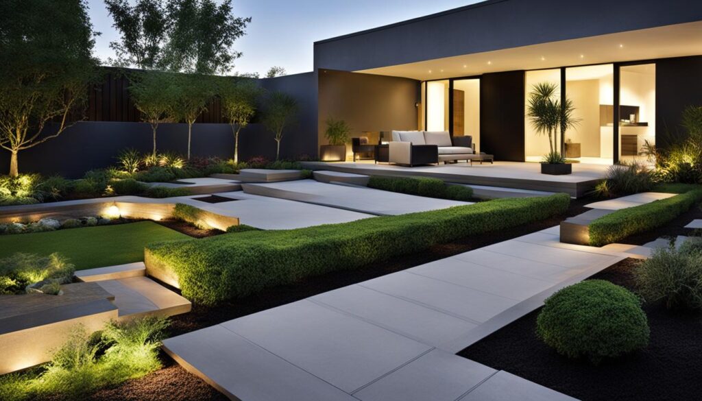 Moderne Gartengestaltung