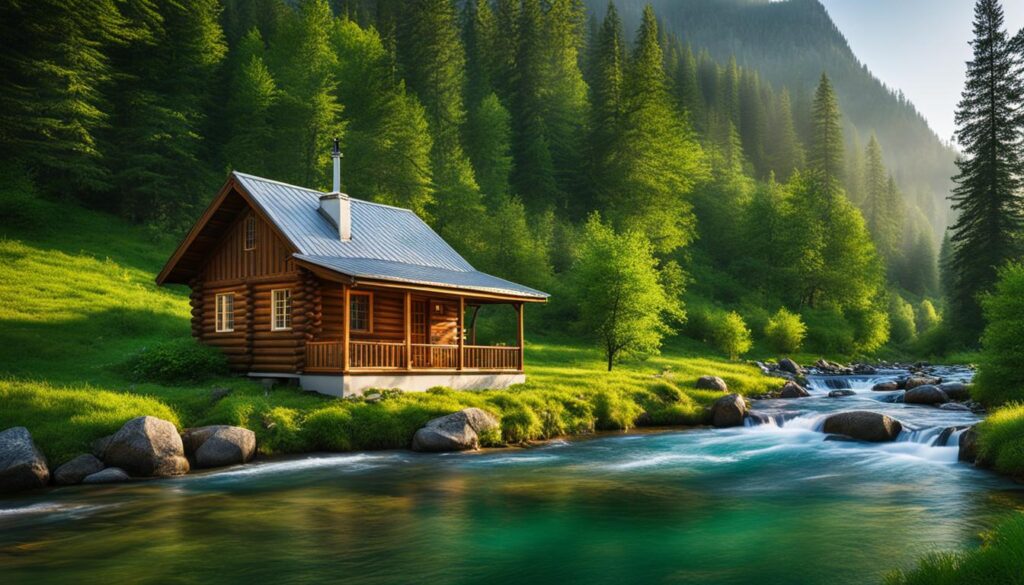 Ferienhaus in der Natur