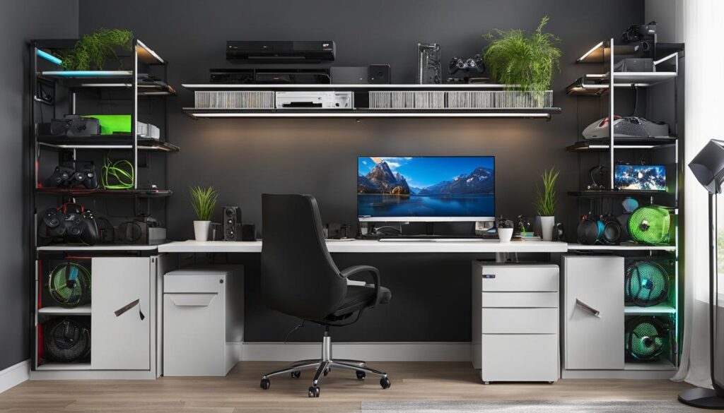 Aufbewahrung und Organisation im Gaming Zimmer
